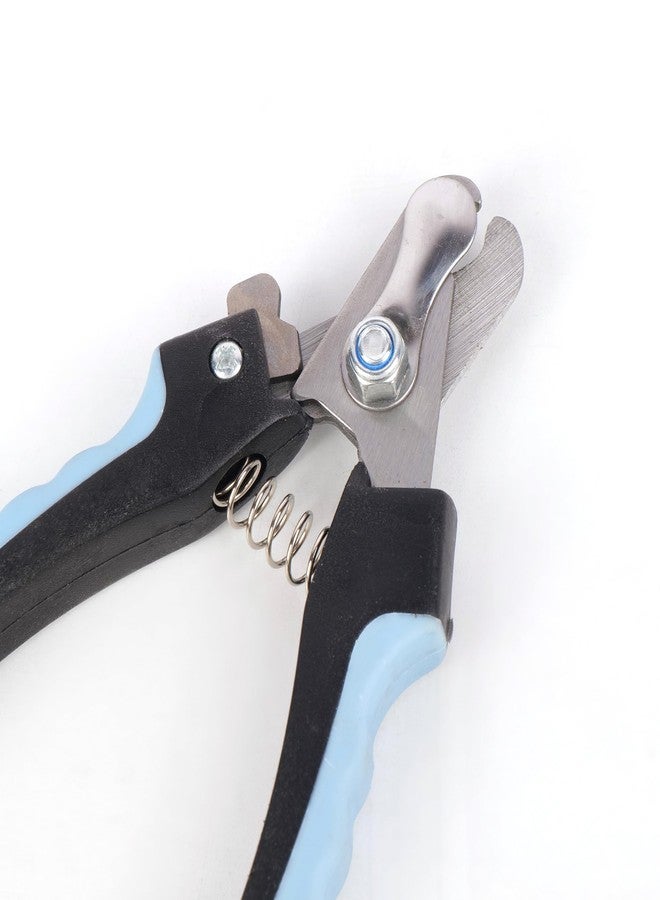 REGIIS Pet Grooming Kit with Professional Nail Clippers, Deshedding Glove, Dog Shampoo Brush, 4-Piece Set in Blue and Turquoise for Dogs and Cats, Includes Massage Brush and Grooming Tools - Image 5